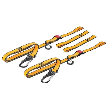 Cat 2 Piece Cam Buckle with Swivel Hook and Soft Strap Set 240034